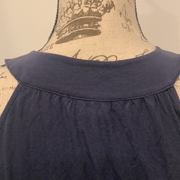 Willi Wear Size Small Blue Halter with Sequins - Picture 7 of 9